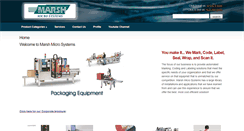 Desktop Screenshot of marshmicrosystems.com